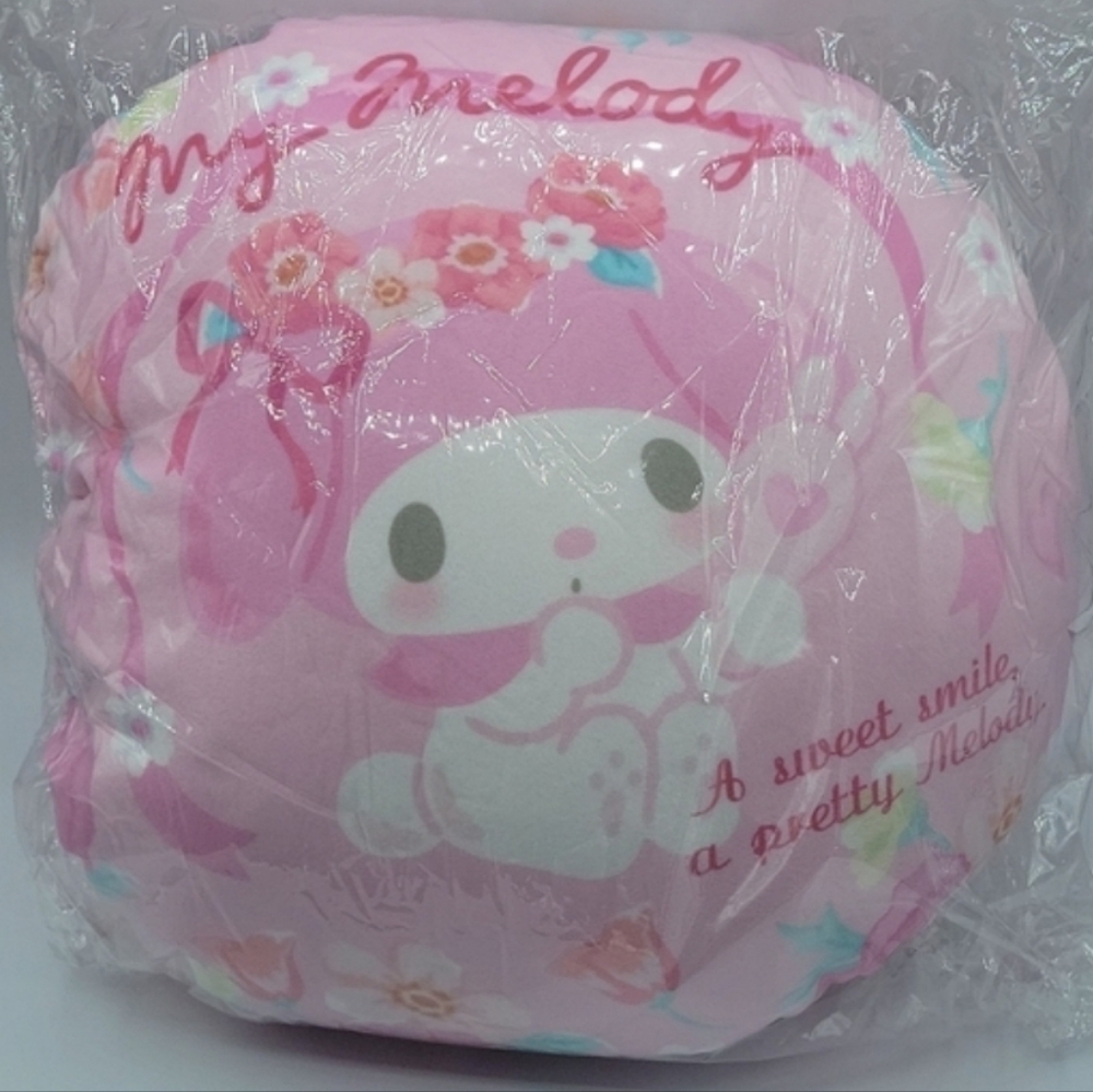 Sanrio My Melody Floral mochi round pillow cushion 2022 lucky bag - Picture 2 of 7